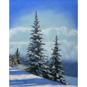 P085 Snowy Pines