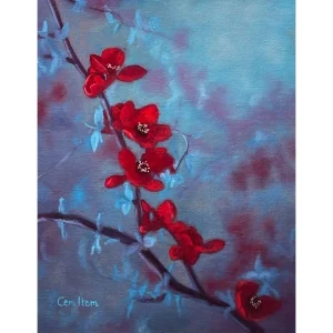 P104 The Red Plum Blossoms