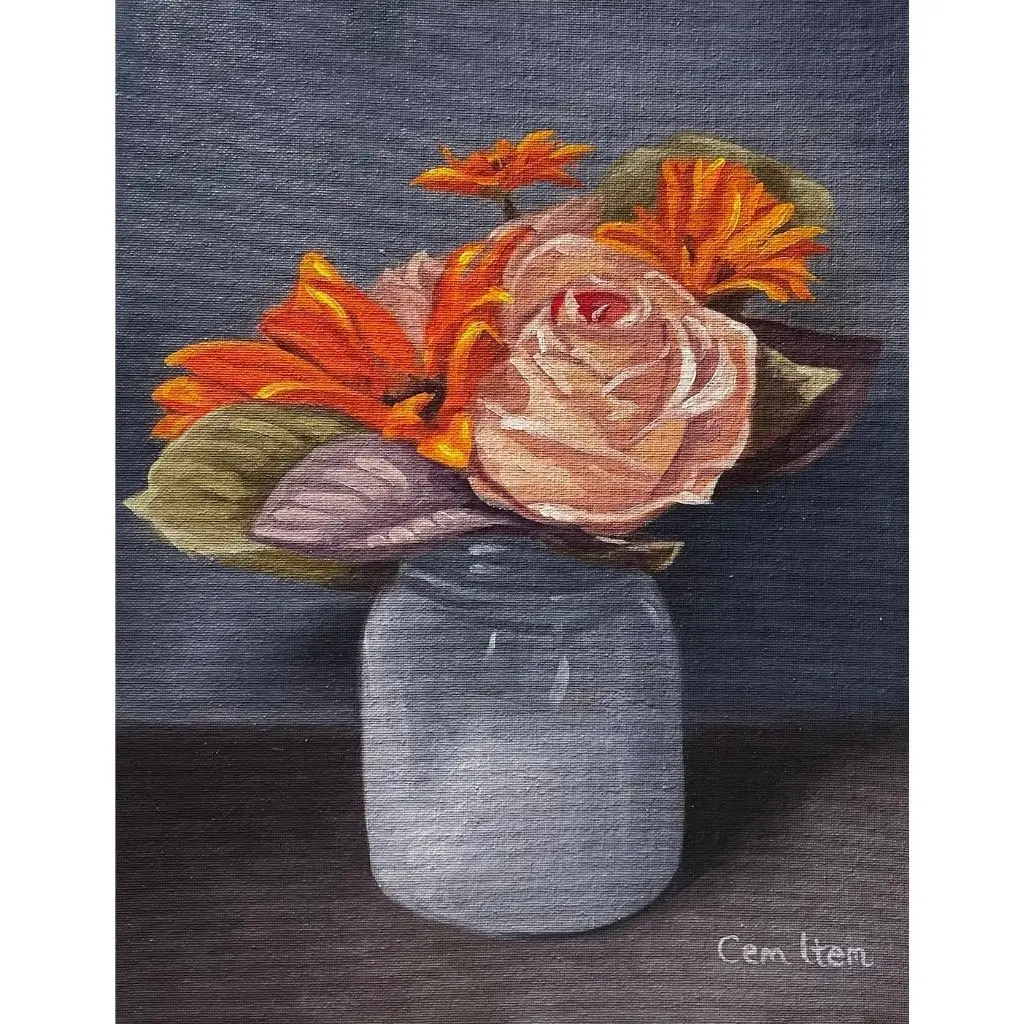 P119 Flowers in a Vase