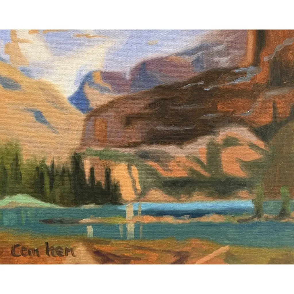 P162 Mountain Lake Landscape